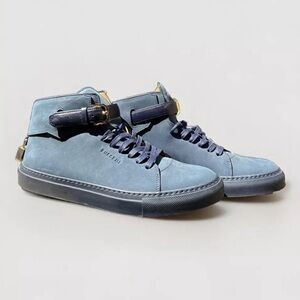 ⛔️SOLD Men’s Blue Suede Buscemi 100MM Sneakers Size 42